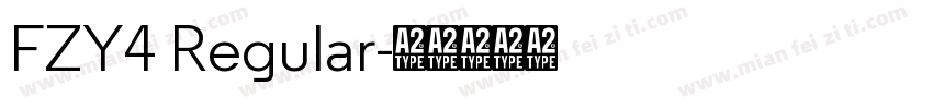 FZY4 Regular字体转换